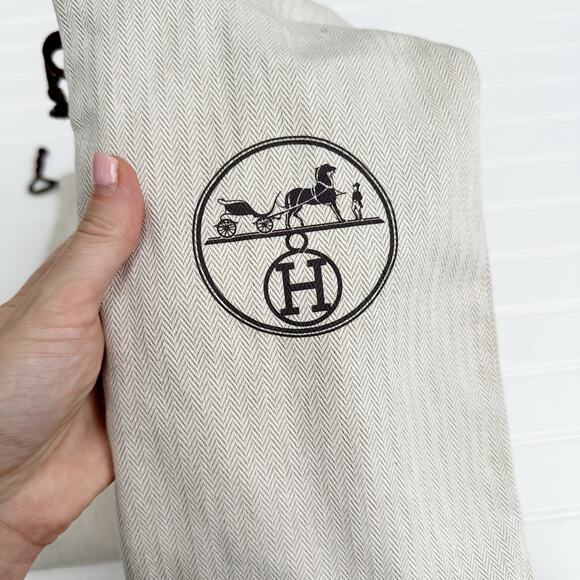 Hermès Red Oran H Cutout Leather Sandals Flat Slide Size 39 Minimalist - Picture 6 of 8